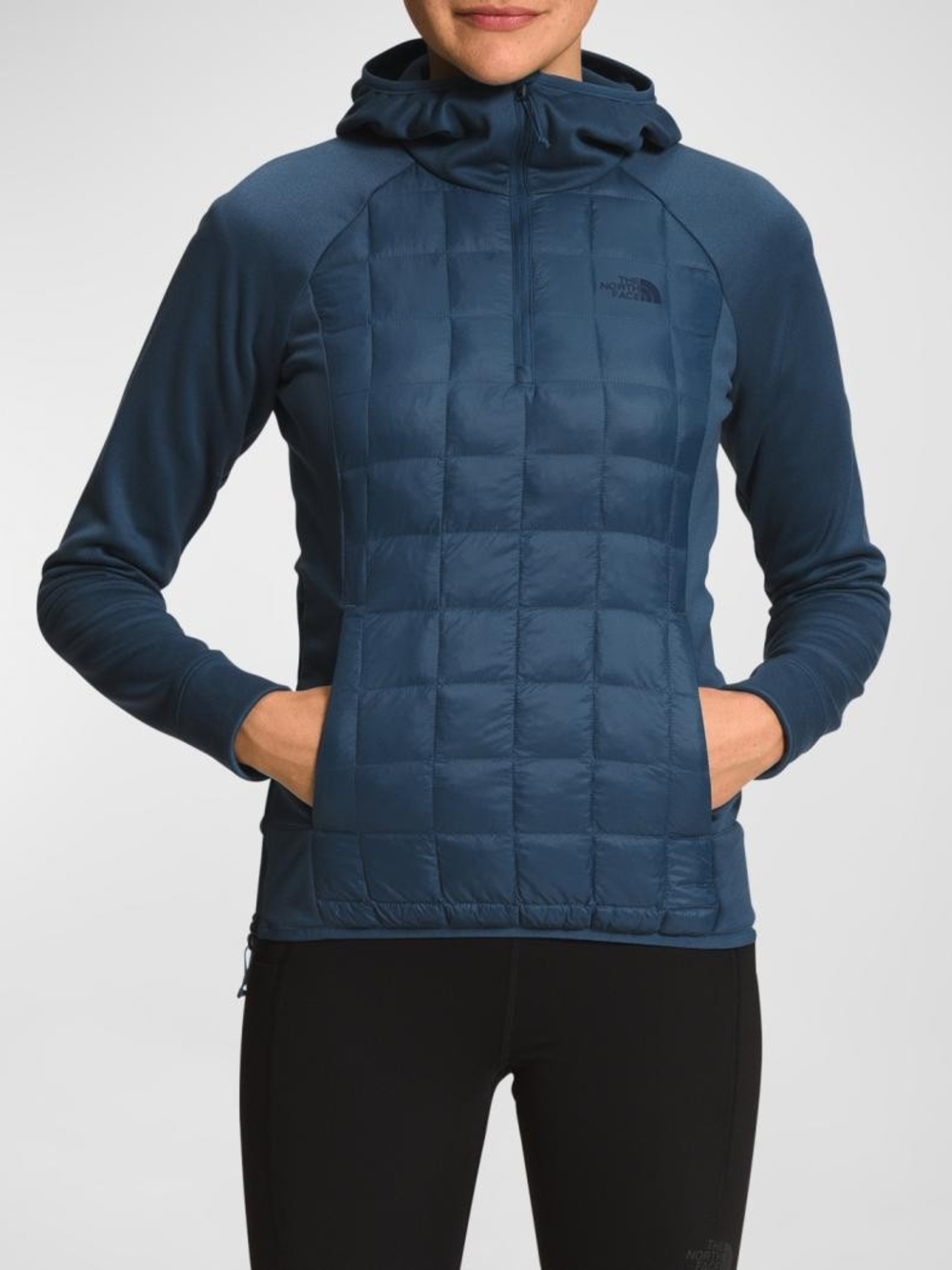 North Face Thermoball Eco Jacket 2.0 - Quilted - Hoodie - Zippered Pockets - S